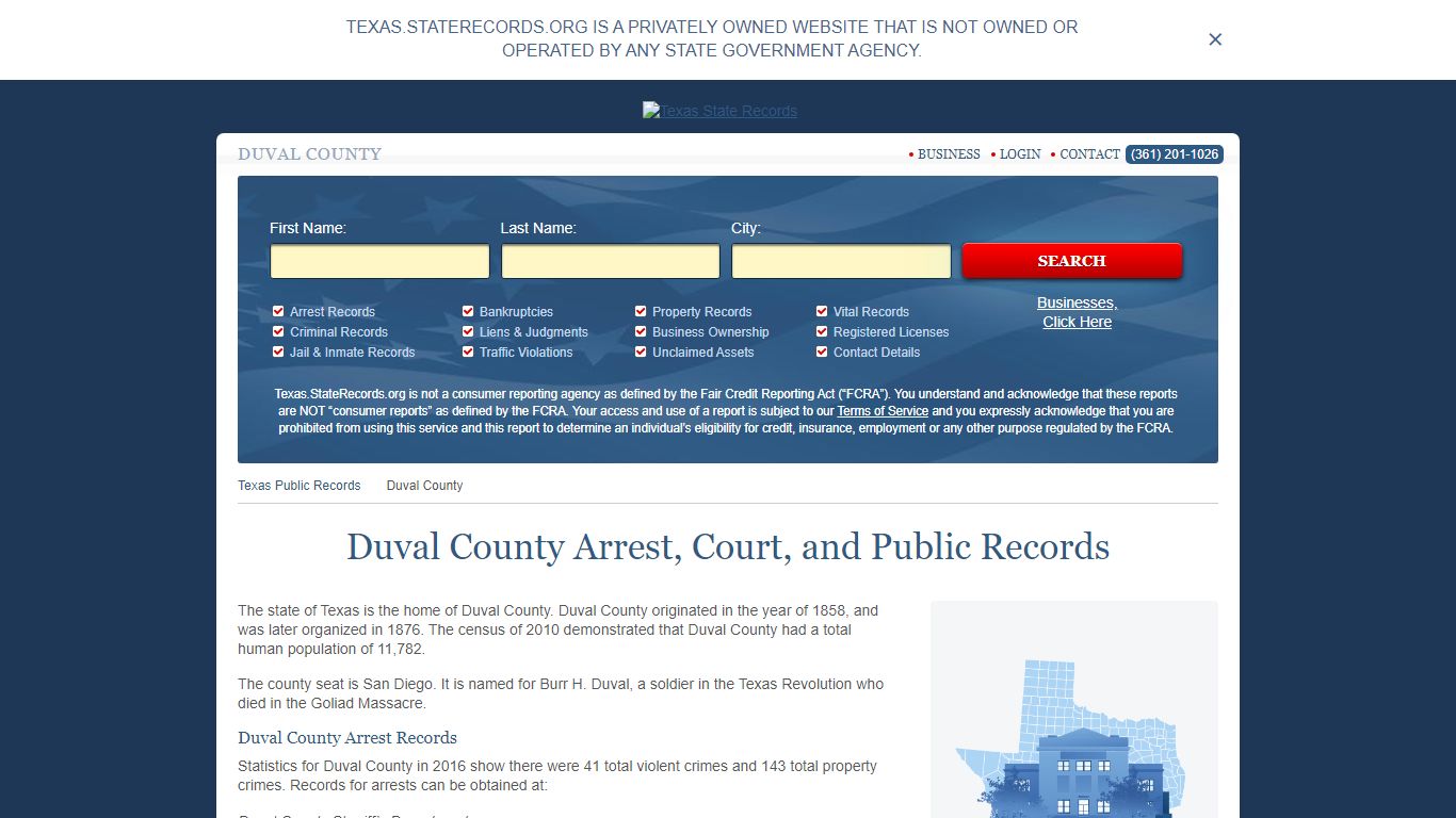 Duval County Arrest, Court, and Public Records